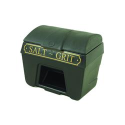 Victoriana Salt and Grit Bin with Hopper Feed Black/Gold 200L 317065