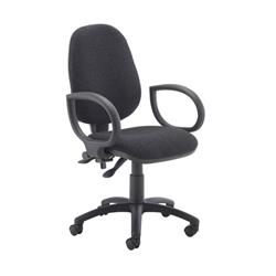 Jemini Plus High Back Operator Chair Charcoal KF74120