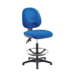 Arista Adjustable Draughtsman Chair Blue Ref KF815147