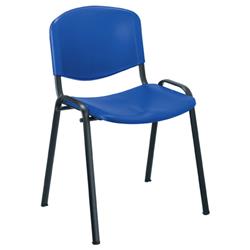 Jemini Multi-Purpose Polypropylene Stacking Chair Blue KF72368