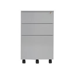 Jemini Mobile Steel Pedestal Silver Ref KF74155