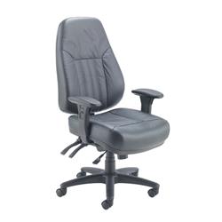 Arista Lucania Leather Task Chair Black Ref KF74022