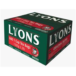 Lyons Green Label Tea Bags Pk600 LB0001