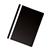 5 Star Office Project Flat File Lightweight Polypropylene with Indexing Strip A4 Black [Pack 5]