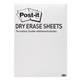 Post-it Super Sticky Dry Erase Sheets Self-adhesive 280x390mm White Ref DEFPackL-EU [15 Sheets]