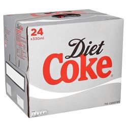 Coca Cola Diet Coke Soft Drink Can 330ml Ref 0402004 Pack 24