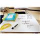 Post-it Dry Erase Film Roll for Boards and Walls Stain-proof 900x1200mm White Ref DEF4x3-EU