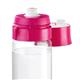 Brita Fill & Go Vital Filtering Water Bottle Pull-out Mouthpiece Flip-top Lid 600ml Pink Ref 1031145
