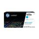 HP 655A Original LaserJet Toner Cartridge Cyan CF451A