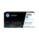 HP 655A Cyan Original LaserJet Toner Cartridge CF451A