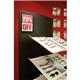 Durable DURAFRAME Self-Adhesive Sign & Document Holder with Magnetic Frame A5 Black - 489801