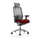 Ergo Click Mesh Back With Headrest Bespoke Colour Seat Ginseng Chilli