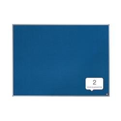 Nobo Essence Felt Notice Board 1800 x 1200mm Blue 1915438