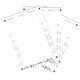Q-Connect Name Badge Inserts 40x75mm 12 Per Sheet (Pack of 25) KF02288