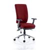 Chiro Task Operator Chair High Back Chilli Colour With Arms Ref KCUP0102