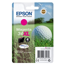 Epson 34XL Golf Ball DURABrite Ultra Ink Cartridge High Yield Magenta C13T34734010