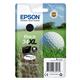 Epson 34XL Golf Ball DURABrite Ultra Ink Cartridge High Yield Black C13T34714010