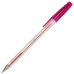 Centrol Pen Medium Point Ballpen PINK Box 50