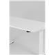 Electric Sit Stand Desk 1200mm x 600mm in White Frame and Top