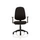 Eclipse Plus XL Lever Task Operator Chair With Height Adjustable Arms Black
