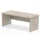 Impulse 1800 x 800mm Straight Desk Grey Oak Top Panel End Leg