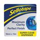 Sellotape Super Clear Tape and Dispenser 18mmx15m (Pack of 7) 1766006