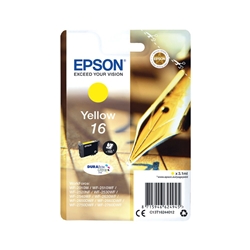 Epson 16 Pen and Crossword DURABrite Ultra Ink Cartridge Yellow C13T16244012