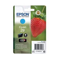 Epson 29 Strawberry Claria Home Ink Cartridge Cyan C13T29824012
