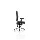 Barcelona Deluxe Black Leather Operator Chair Ref Barcelonadeluxeblackleather