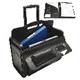 Monolith Leather Look Rolling Pilot Case PVC Black 2179