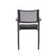 Brunswick Black Frame With Arms Black Fabric Seat