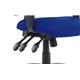 Esme Posture Chair With Height Adjustable Arms Blue Fabric