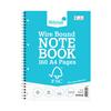 Silvine Envrionmentally Friendly Wirebound Notebook 160 Pages A4 (5 Pack) FSCTW80