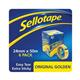 Sellotape Original Golden Tape 24mm x 50m (6 Pack) 1443266
