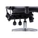 Onyx Ergo Posture Chair With Height Adjustable Arms Without Headrest Black Soft Bonded Leather