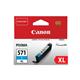 Canon CLI-571XL Inkjet Cartridge High Yield Cyan 0332C001