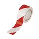 Vinyl Tape Hazard White/Red 50mmx33m (Pack of 6) PVC-50-22-HAZWR
