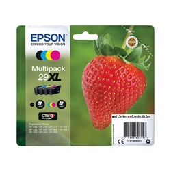 Epson 29XL Strawberry Claria Home Ink Cartridge High Yield CMYK Multipack C13T29964012