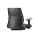 Onyx Ergo Posture Chair With Height Adjustable Arms Without Headrest Black Soft Bonded Leather
