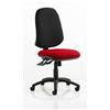 Eclipse XL Task Operator Chair Cherry Colour Seat With Arms Ref KCUP0249