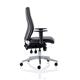 Onyx Ergo Posture Chair With Height Adjustable Arms Without Headrest Black Soft Bonded Leather