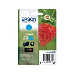 Epson 29XL Strawberry Claria Home Ink Cartridge High Yield Cyan C13T29924012