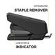 Antibacterial Ergonomic Half Strip Stapler in Black 5012901
