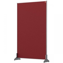 Nobo Impression Pro Desk Divider 600x1000mm Red