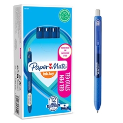 Paper Mate InkJoy Gel Pen Blue Ref 1957054 (Pack 12)