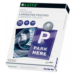 Leitz 74840000 A4 UDT iLAM 2 x 250 Micron Pouch 100Pk