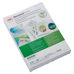 GBC 3200724 A4 Gloss Document Pouch 175 micron 100Pk