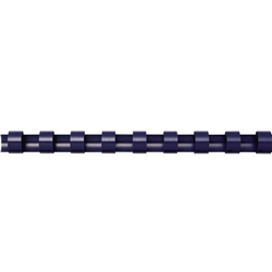 Fellowes 5346305 12mm Blue Plastic Comb