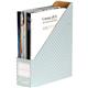 Bankers Box by Fellowes Magazine File Recycled FSC A4 Green/White Ref 4481501 [Pack 10]