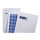 Ibico Thermal Binding Covers 8mm Front PVC Clear Back Gloss A4 White Ref IB387043 [Pack 100]